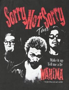 WANIMA Sorry Not Sorry Tour Tシャツ L 新品 黒 WANIMA Sorry Not Sorry Tour Tシャツ XL 黒 - メルカリ