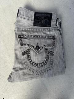 truereligion フレアデニム スタッズw32 グレー 希少 truereligion フレアデニム スタッズw32 グレー 希少 - メルカリ