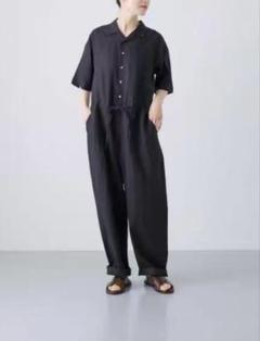 美品 kagure かぐれ リネンサロペット ブラック リネンサロペット | かぐれ(kagure) | マルイウェブチャネル