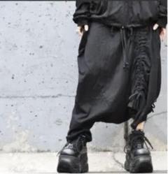 アシンメトリー サルエルパンツ