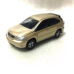【希少美品】ハリアー80 ミニカー スティールブロンドメタリック #トミカ 1/30 トヨタ ハリアー ハイブリッド スティールブロンド