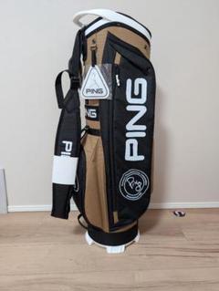 ping  キャディバッグ　ブラック×カッパー　ゴールド ping キャディバッグブラック×カッパーゴールド