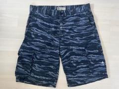 【美品】LRG カーゴショーツ ブルーカモ