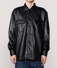 MONITALY VEGAN LEATHER SHIRTS - メルカリ