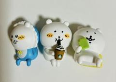 自分ツッコミくま　フィギュア　3個　セット