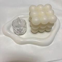 インテリア　白　キャンドル