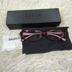FURLA 眼鏡 ケース付き パープル