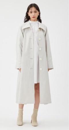 FRAY I.D  ルーズPコート　定価46,000円　早い者勝ち 503313 FRAY I.D ルーズシルエットステンカラーコート - メルカリ