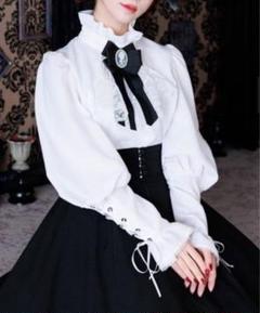 未使用○MIHO MATSUDA ミホマツダ○ レースジャボ ブラウス 希少