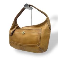 COACH ERGO KISSLOCK BURNT ORANGE LEATHER Y2K SATCHEL