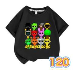 スプランキーTシャツ　120cm ブラック　キッズ　子供　キャラクター　半袖