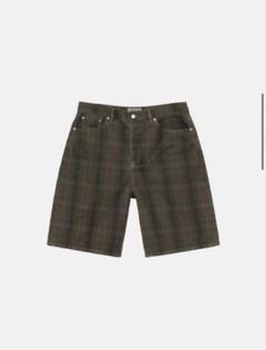 STUSSY BIG OL' SHORT CANVAS PLAID ハーフパンツ