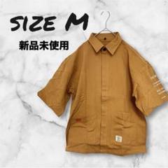 最終値下げ❣️ 夏服 シャツ 半袖　吸汗速乾 汗染み防止　シャツ　オレンジ　軽い