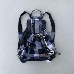 00s backpack チェック リュックサック シティ y2k