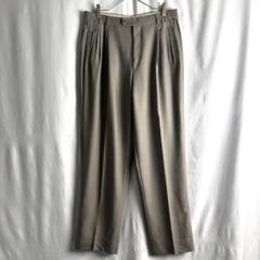 80s イタリア製 Zanella 3タック ウール スラックス W33×L31 80s Zanella 4タック スラックス W34×L32 ウール ワイド - メルカリ