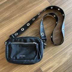 ZARA ブラックショルダーバッグ