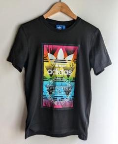 adidas グラフィックプリント Tシャツ ブラック
