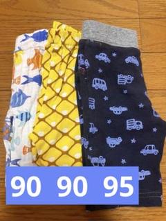ベビー 90.95半ズボン ハーフパンツ 車柄ネイビー半ズボン保育園着