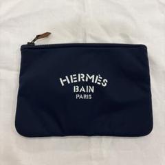 HERMES トゥルールフラット ネオバンSM ネイビー