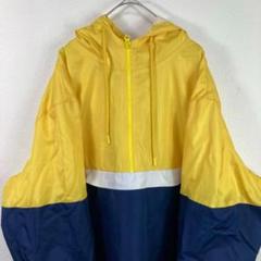 USA古着 ハーフジップ ナイロンジャケット アノラックパーカー