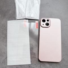 iPhone 13 スマホケース カバー フィルム付属 指紋防止 薄型 軽量