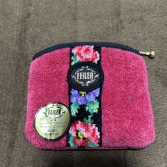 新品　FEILER ハート型コインケース パープル 中古・古着通販】FEILER (フェイラー) ハート小銭入れ パープル