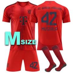 FCバイエルン125周年記念ジャージ 42番 ムシアラ サッカー／UEFAチャンピオンズリーグ】バイエルン 2024-2025
