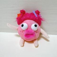 ✨ゆるキャラ✨バックチャーム　くちびるキャラ　ピンク　ヘアアレンジ　オリジナル