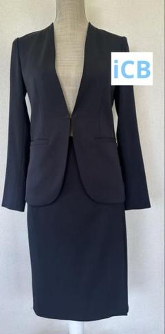 ICB大きなサイズスカートスーツ 洗える】 ハイマルチストレッチサテン スカート / ICB