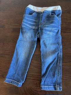 デニムブルー ストレートパンツ 90cm