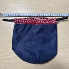 ラルフローレン　Ralph　紺　巾着　ポーチ