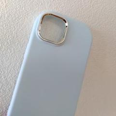 iPhone 14 ケース 全面保護カバー 可愛い かわいい シンプル 水色