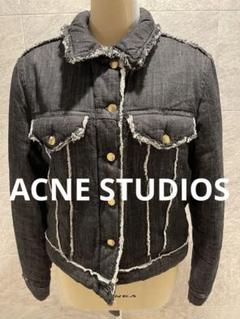 Acne Studios ノーカラー デニムジャケット 34 - メルカリ