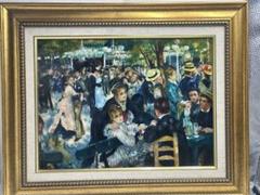 絵画 オーギュスト・ルノワール 舞踏会リマスターアート社23/100枚限定品 絵画 オーギュスト・ルノワール 舞踏会リマスターアート社23/100