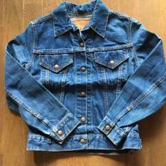 濃いデニムブルー GジャンLevi's 70505オレンジタグ、サイズX S
