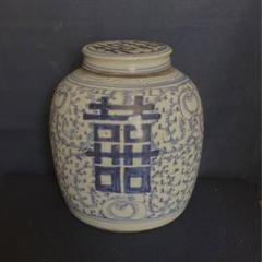 清代　青花漢詩唐草文茶壷 清代 青花漢詩唐草文茶壷 - メルカリ