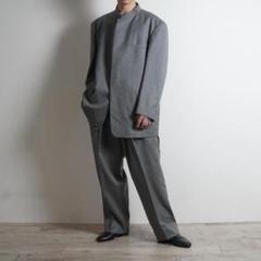 90s KENZO HOMME ダークネイビー マオカラー セットアップ
