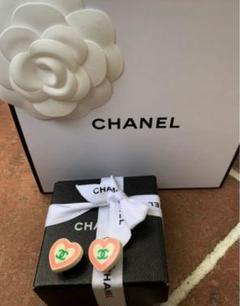 CHANEL おすすめ パステルカラー♡ハートイヤリング 最終タイムセール中