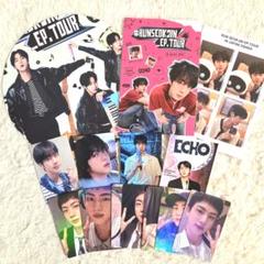 BTS JIN カフェイベント特典うちわ ポスカ トレカ ステッカー