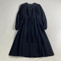 新品タグ付　NINA RICCI ニナリッチ　ネイビー　ポロワンピース　定価9万 新品タグ付 NINA RICCI ニナリッチ ネイビー ポロ ドレス