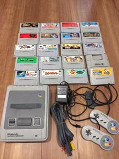 スーパーファミコン ソフト19本とスーパーゲームボーイ