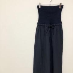 79-39 ナノユニバース マタニティパンツ 2way ワイド オールインワン