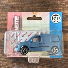 【新品未使用外箱付き】ルノー カングー ミニカー ブルーコスモスM 非売品 新品未使用外箱付き】ルノー カングー ミニカー ブルーコスモスM