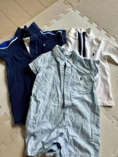 ラルフローレン　ベビー　3点まとめ　ロンパース　70 トップス2T