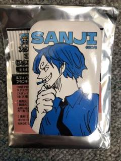 ワンピース スクエア缶バッジコレクション　スタンド付き　サンジ