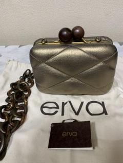 erva エルバ がま口 クラッチバッグ レディース