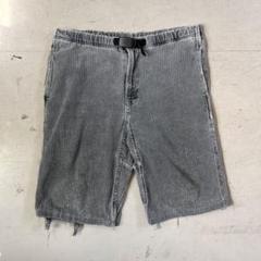 【グラミチ】ハーフパンツ アメリカ製 ダメージ グレー Sサイズ