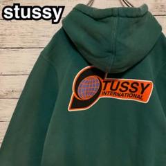 453【入手困難】ステューシー♤ビッグロゴ　希少　パーカー　即完売モデル
