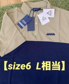 新品正規品【MUTAMARINE/size6 L相当】切り替え半袖ポロシャツ 新品正規品【MUTAMARINE/size6 L相当】切り替えはんそでか