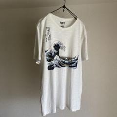 UNIQLO ユニクロ　葛飾北斎　tシャツ　白　L
